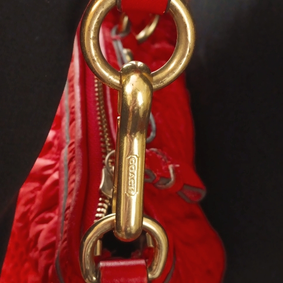 Like New Coach Madison Quilted Chevron 70th Annivsry Ltd. Edition 2 LG Hand Tags - Picture 5 of 9